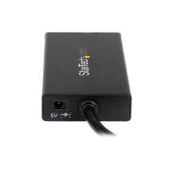 3 Port Portable USB 3.0 Hub with Gigabit Ethernet Adapter NIC -  Aluminum w/ Cable
