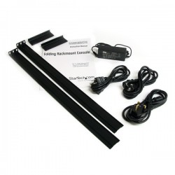StarTech.com 1U 17&rdquo; HD 1080p Dual Rail Rackmount Widescreen LCD Console