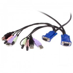 StarTech.com  2 Port USB VGA Cable KVM Switch