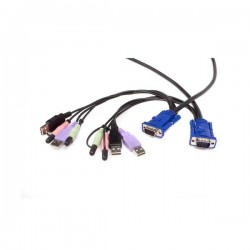 StarTech.com  2 Port USB VGA Cable KVM Switch