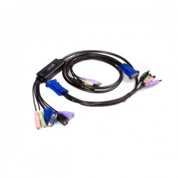 StarTech.com  2 Port USB VGA Cable KVM Switch