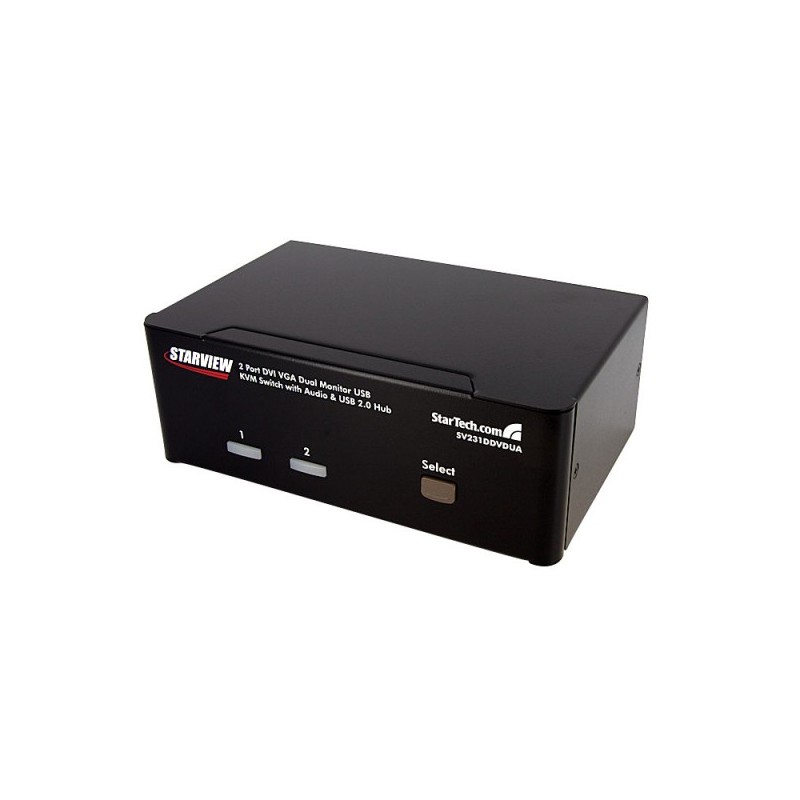 4 Port VGA USB KVM Switch with Hub - KVM Switches, Server Management