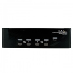 StarTech.com  4 Port DVI VGA Dual Monitor KVM Switch USB with Audio &amp;amp; USB 2.0 Hub