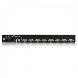 StarTech.com Enhanced KVM Switch Over IP SV841HDIE - KVM switch - PS/2 - 8 ports - 1 local user - 1 IP user - 1U -