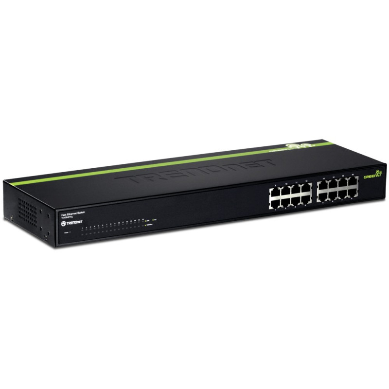 Trendnet TE100-S16g 16-Port 10/100Mbps GREENnet Switch