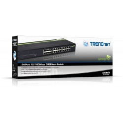 Trendnet TE100-S24g 24-Port 10/100Mbps GREENnet Switch