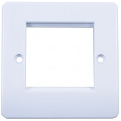 Singlegang Office Style Euro Faceplate