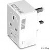 Trendnet TPL-407E2K Powerline 500 AV Nano Adapter Kit with Built-In Outlet