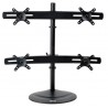 Tripp Lite Quad Monitor Mount Stand for 10" to 26" Flat-Screen Displays | Tripp Lite Flat Panel Desk Mounts