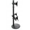 Tripp Lite Quad Monitor Mount Stand for 10" to 26" Flat-Screen Displays | Tripp Lite Flat Panel Desk Mounts
