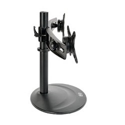 Tripp Lite Dual Monitor Mount Stand for 10" to 26" Flat-Screen Displays | Tripp Lite Flat Panel Desk Mounts