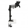 Tripp Lite Dual Full Motion Flex Arm Desk Clamp for 13" to 27" Monitors | Tripp Lite Flat Panel Desk Mounts