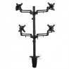 Tripp Lite Quad Full Motion Flex Arm Desk Clamp for 13" to 27" Monitors | Tripp Lite Flat Panel Desk Mounts