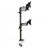 Tripp Lite Quad Full Motion Flex Arm Desk Clamp for 13" to 27" Monitors | Tripp Lite Flat Panel Desk Mounts