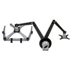 Tripp Lite Full Motion Dual Desk Clamp for 13" to 27" Monitors and Laptops Up to 15" | Tripp Lite Flat Panel Desk Mounts