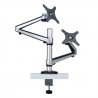 Tripp Lite Dual Full Motion Flex Arm Desk Clamp for 13" to 27" Monitors | Tripp Lite Flat Panel Desk Mounts