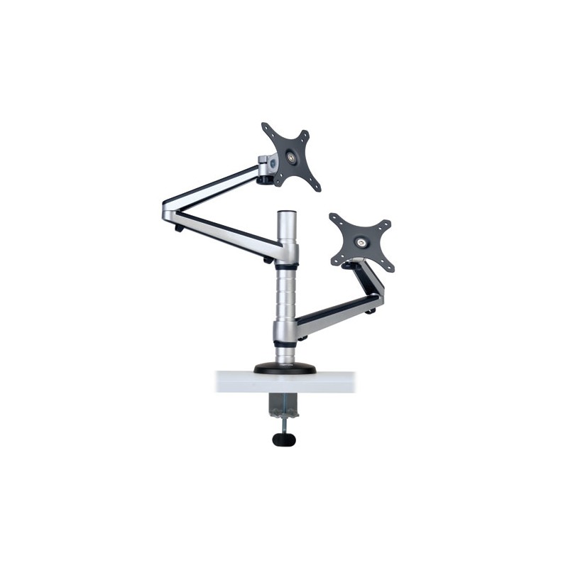 Tripp Lite Dual Full Motion Flex Arm Desk Clamp for 13" to 27" Monitors