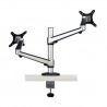 Tripp Lite Dual Full Motion Flex Arm Desk Clamp for 13" to 27" Monitors | Tripp Lite Flat Panel Desk Mounts