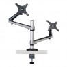 Tripp Lite Dual Full Motion Flex Arm Desk Clamp for 13" to 27" Monitors | Tripp Lite Flat Panel Desk Mounts