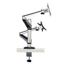 Tripp Lite Dual Full Motion Flex Arm Desk Clamp for 13" to 27" Monitors | Tripp Lite Flat Panel Desk Mounts