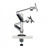 Tripp Lite Dual Full Motion Flex Arm Desk Clamp for 13" to 27" Monitors | Tripp Lite Flat Panel Desk Mounts
