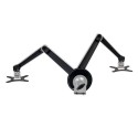 Tripp Lite Dual Full Motion Flex Arm Desk Clamp for 13" to 27" Monitors