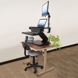 Tripp Lite WorkWise Standing Desktop Workstation | Tripp Lite Flat Panel Desk Mounts