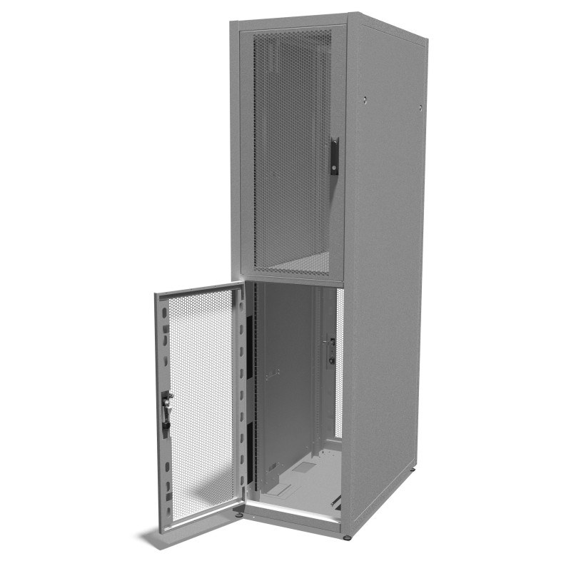 42u 800mm x 1000mm 2 Compartment CoLocation Server Rack | 2 Compartment ...