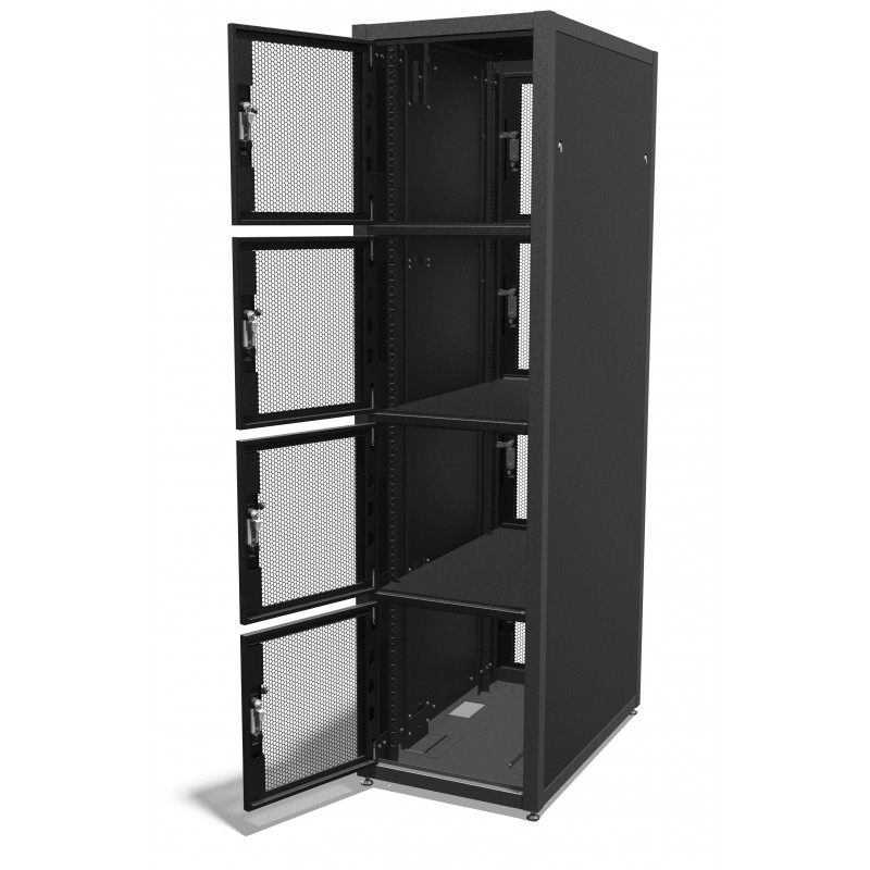 47u 600mm x 1000mm 4 Compartment CoLocation Server Rack | 4 Compartment ...