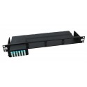 1u 4 Slot Unloaded Modular MTP Cassette Patch Panel