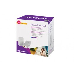 Netgear PL1000 1000Mbit/s Ethernet LAN White 1pc(s) PowerLine network adapter