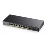 ZyXEL GS1100-10HP Unmanaged Gigabit Ethernet (10/100/1000) Power over Ethernet (PoE) 1U Black