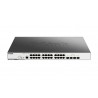 D-Link DGS-3000 Managed L2 Gigabit Ethernet (10/100/1000) Power over Ethernet (PoE) 1U Black