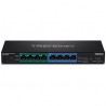Trendnet TPE-TG44ES Gigabit Ethernet (10/100/1000) Power over Ethernet (PoE) Black network switch