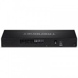 Trendnet TPE-TG44ES Gigabit Ethernet (10/100/1000) Power over Ethernet (PoE) Black network switch
