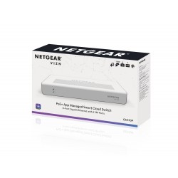 Netgear GC510P Managed Gigabit Ethernet (10/100/1000) Power over Ethernet (PoE) Grey