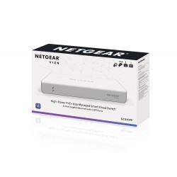 Netgear GC510PP Managed Gigabit Ethernet (10/100/1000) Power over Ethernet (PoE) Grey