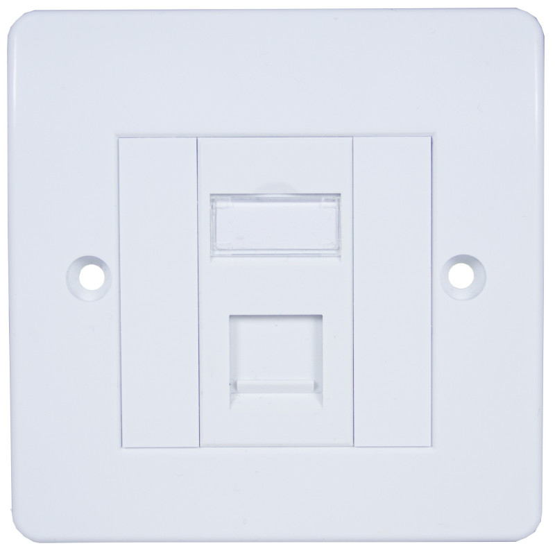 Cat5e FTP RJ45 Modules with Faceplate Cat5e FTP RJ45 Modules with Faceplate