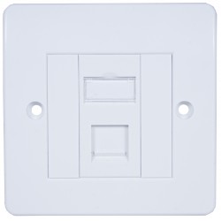 Cat6a FTP RJ45 Modules with Faceplate