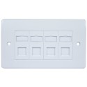 Cat6a FTP RJ45 Modules with Faceplate