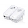 TP-LINK AV1000 Ethernet LAN White 2pc(s) PowerLine network adapter