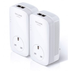 TP-LINK AV1000 Ethernet LAN White 2pc(s) PowerLine network adapter