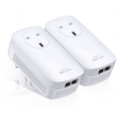 TP-LINK AV1000 Ethernet LAN White 2pc(s) PowerLine network adapter