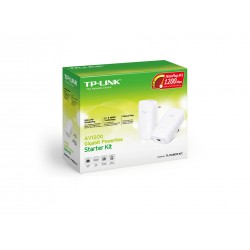 TP-LINK AV1200 1200Mbit/s Ethernet LAN White 2pc(s) PowerLine network adapter