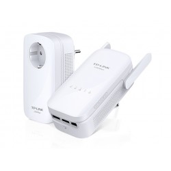 TP-LINK AV1200 1200Mbit/s Ethernet LAN Wi-Fi White 2pc(s) PowerLine network adapter