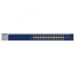 Netgear XS724EM Managed L2 10G Ethernet (100/1000/10000) 1U Blue, Grey
