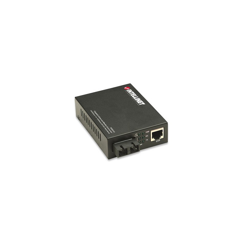 Intellinet 506533 1000Mbit/s 850nm Multi-mode Black network media converter