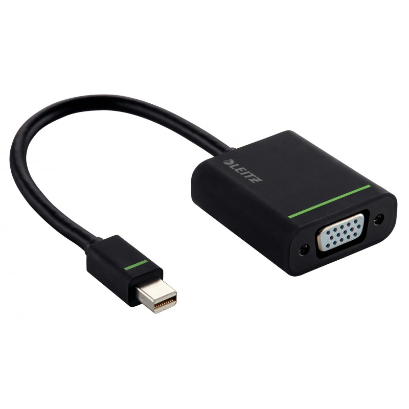 Leitz 63090095 VGA Mini DisplayPort Black cable interface/gender adapter
