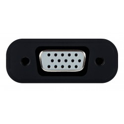 Leitz 63090095 VGA Mini DisplayPort Black cable interface/gender adapter