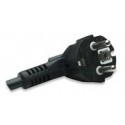 Intellinet 19" 8-Way 8AC outlet(s) Black surge protector